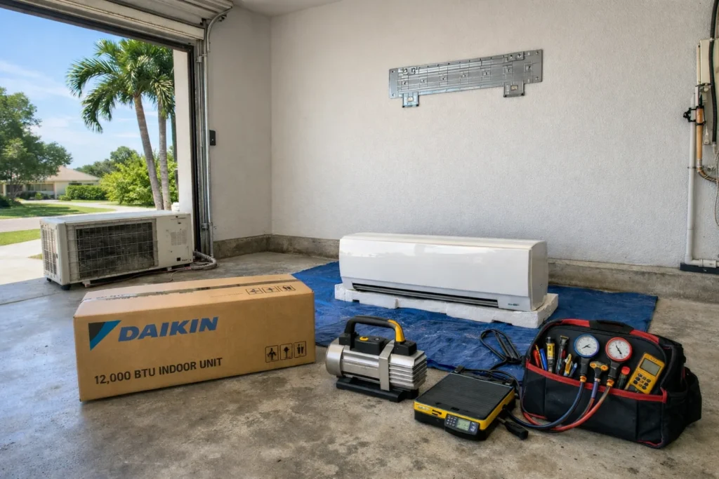 Mini Split for Garage Replacement Service