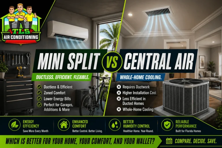 mini split vs central air
